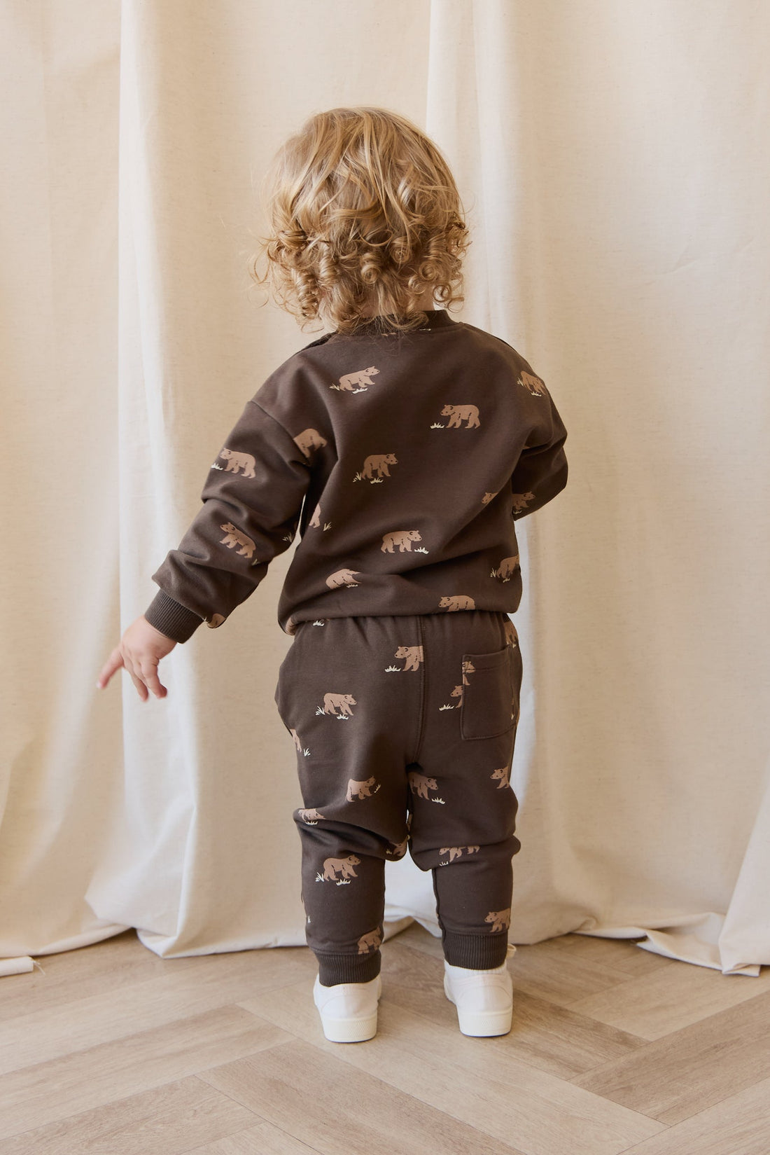 Organic Cotton Dominic Track Pant - Bear Buddies Canteen Childrens Pant from Jamie Kay USA