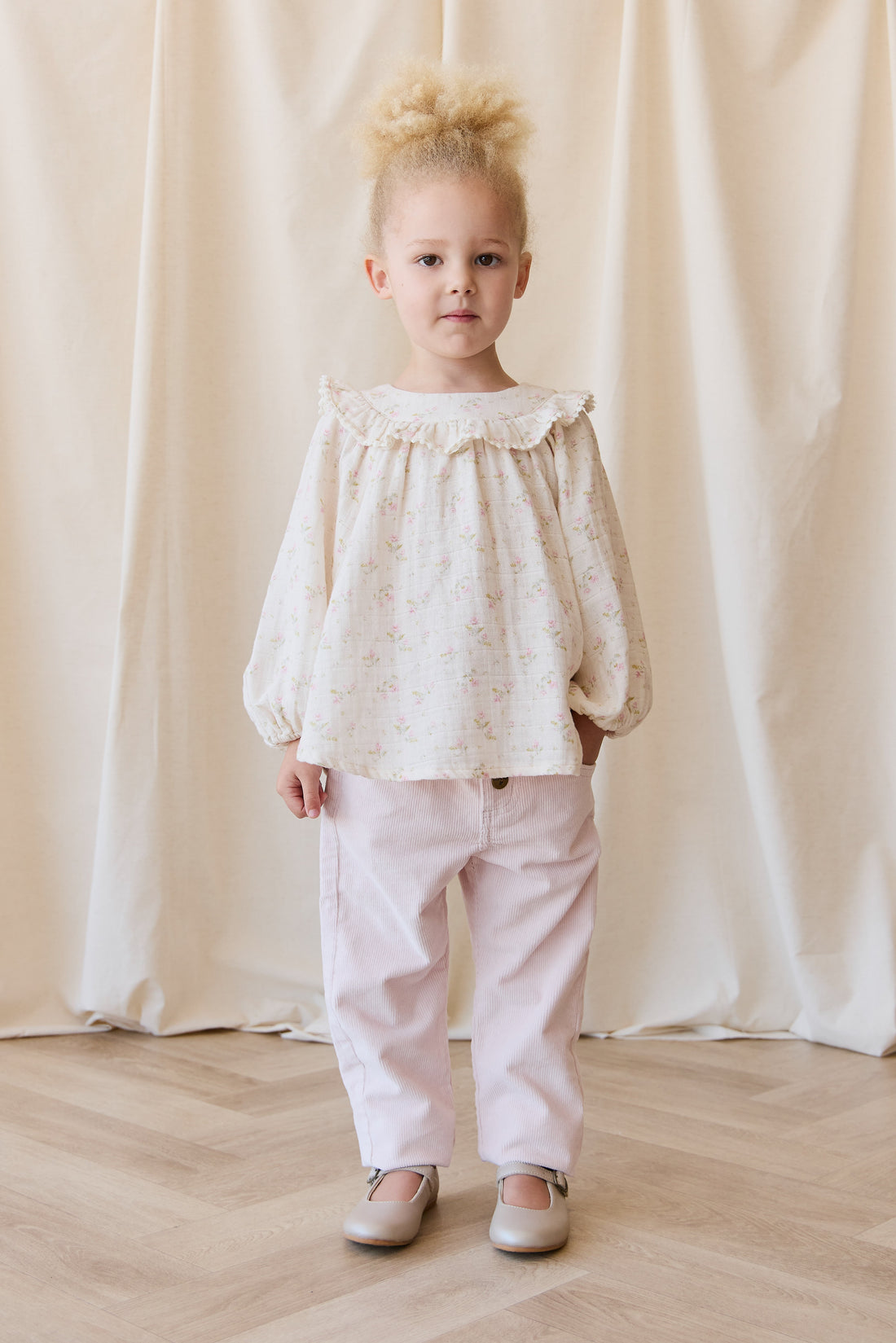 Briella Pant - Soft Misty Rose Childrens Pant from Jamie Kay USA