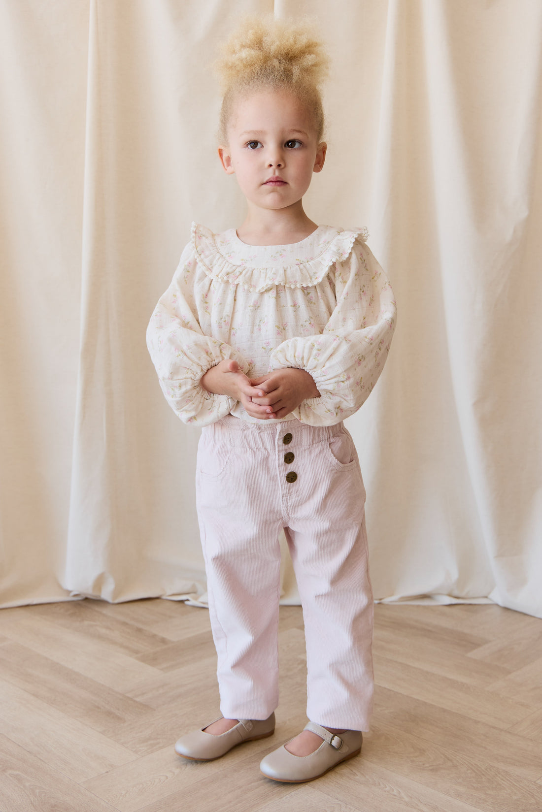 Briella Pant - Soft Misty Rose Childrens Pant from Jamie Kay USA