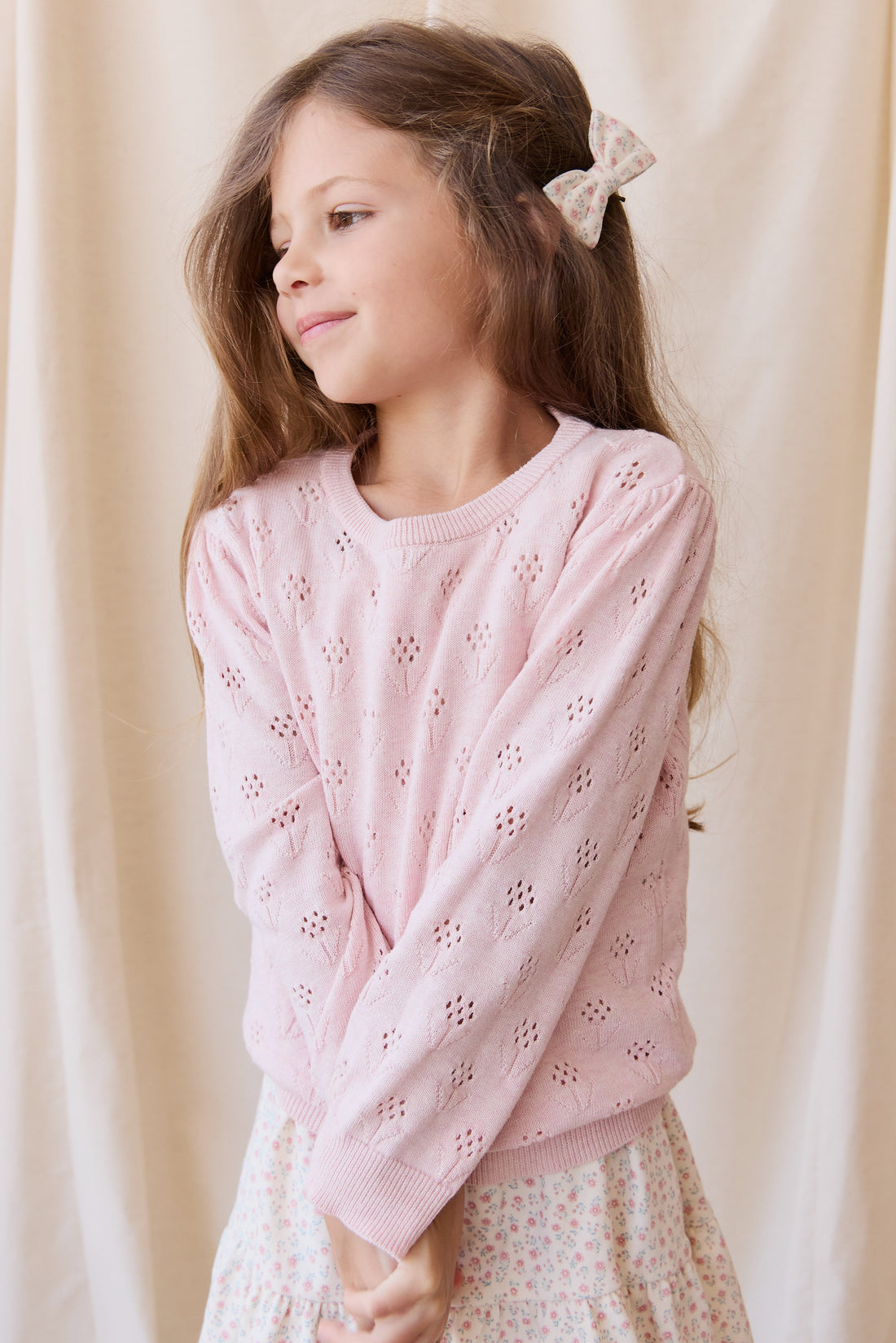Antoinette Jumper - Marshmellow Marle Childrens Jumper from Jamie Kay USA