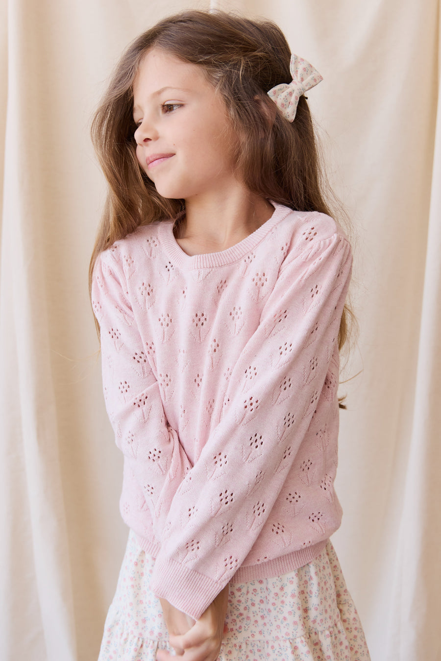 Antoinette Jumper - Marshmellow Marle Childrens Jumper from Jamie Kay USA