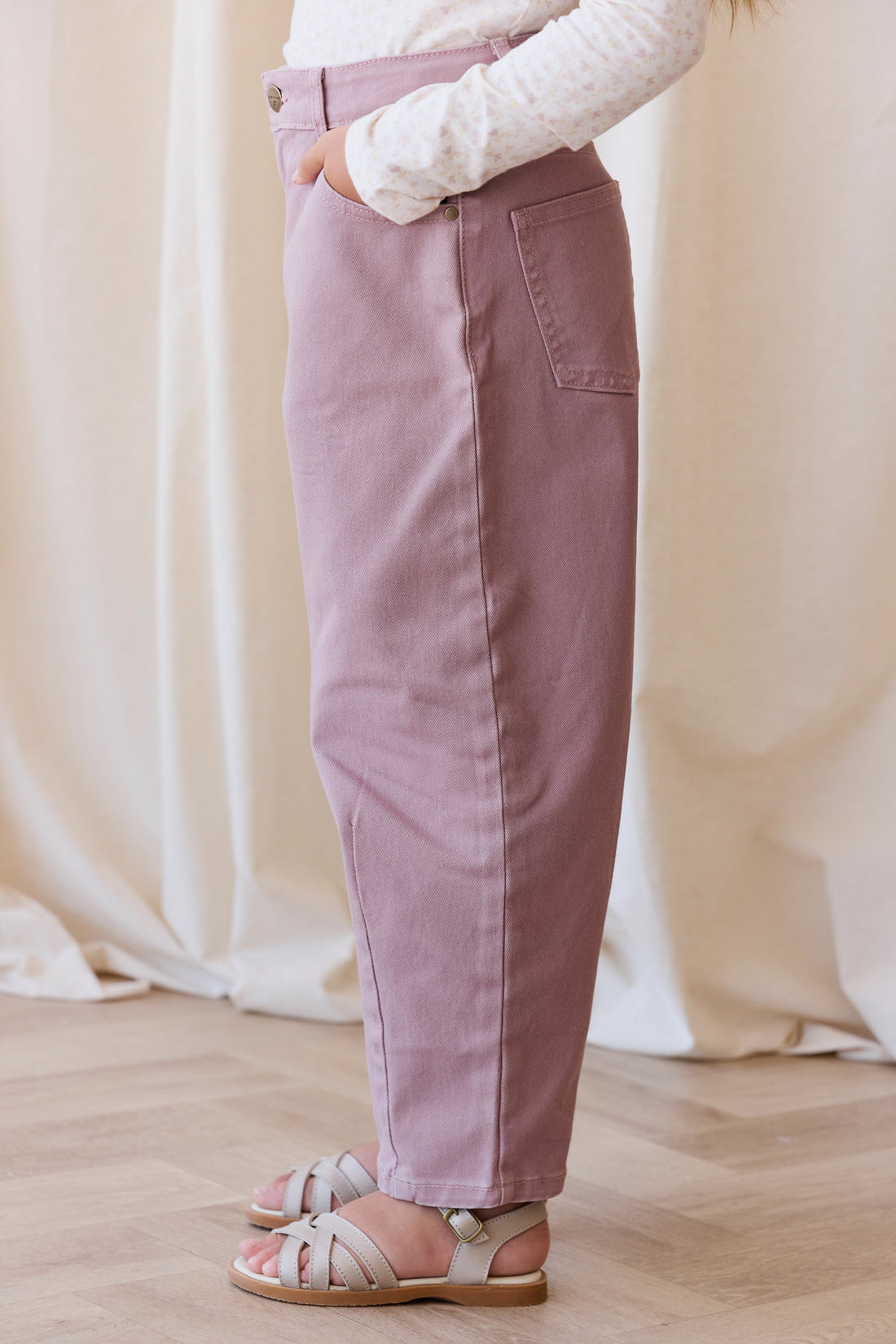 Sierra Pant - Dreamy Pink Childrens Pant from Jamie Kay USA
