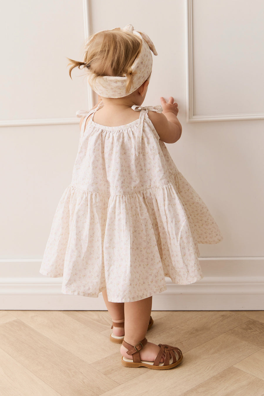 Organic Cotton Winnie Dress - Aries Mauve Childrens Dress from Jamie Kay USA