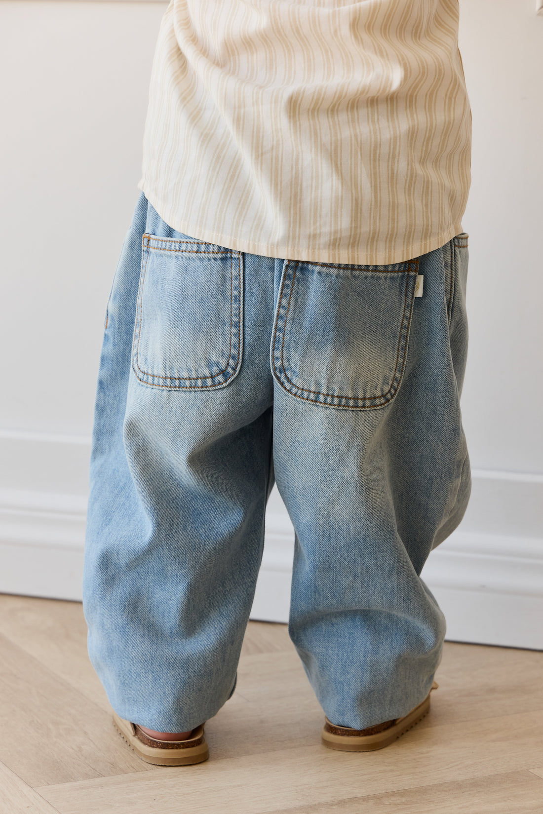 Rueben Pant - Antique Blue Childrens Pant from Jamie Kay USA