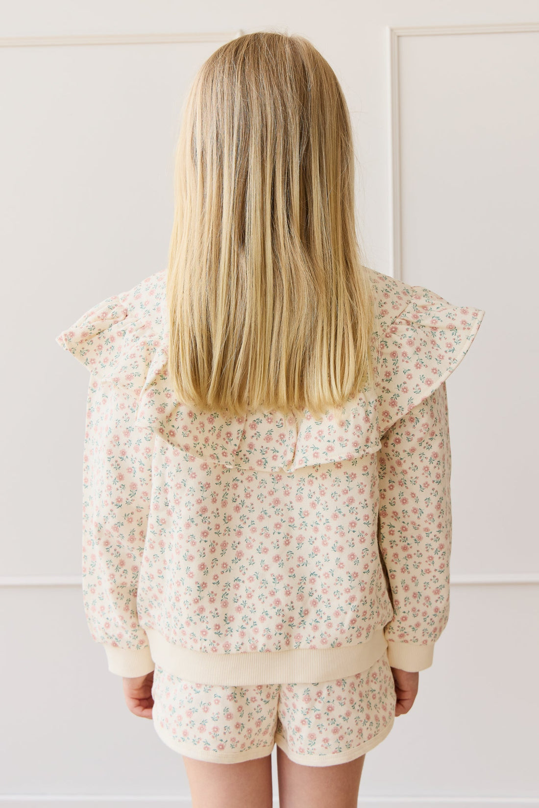 Organic Cotton Monroe Short - Posy Garden Pink Childrens Short from Jamie Kay USA