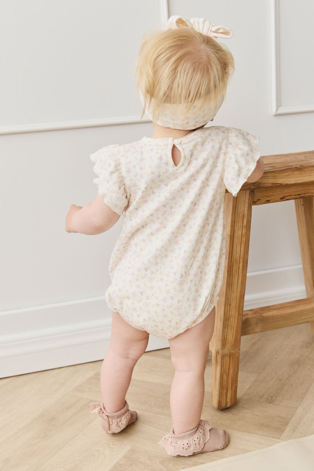 Organic Cotton Sage Onepiece - Aries Mauve Childrens Onepiece from Jamie Kay USA