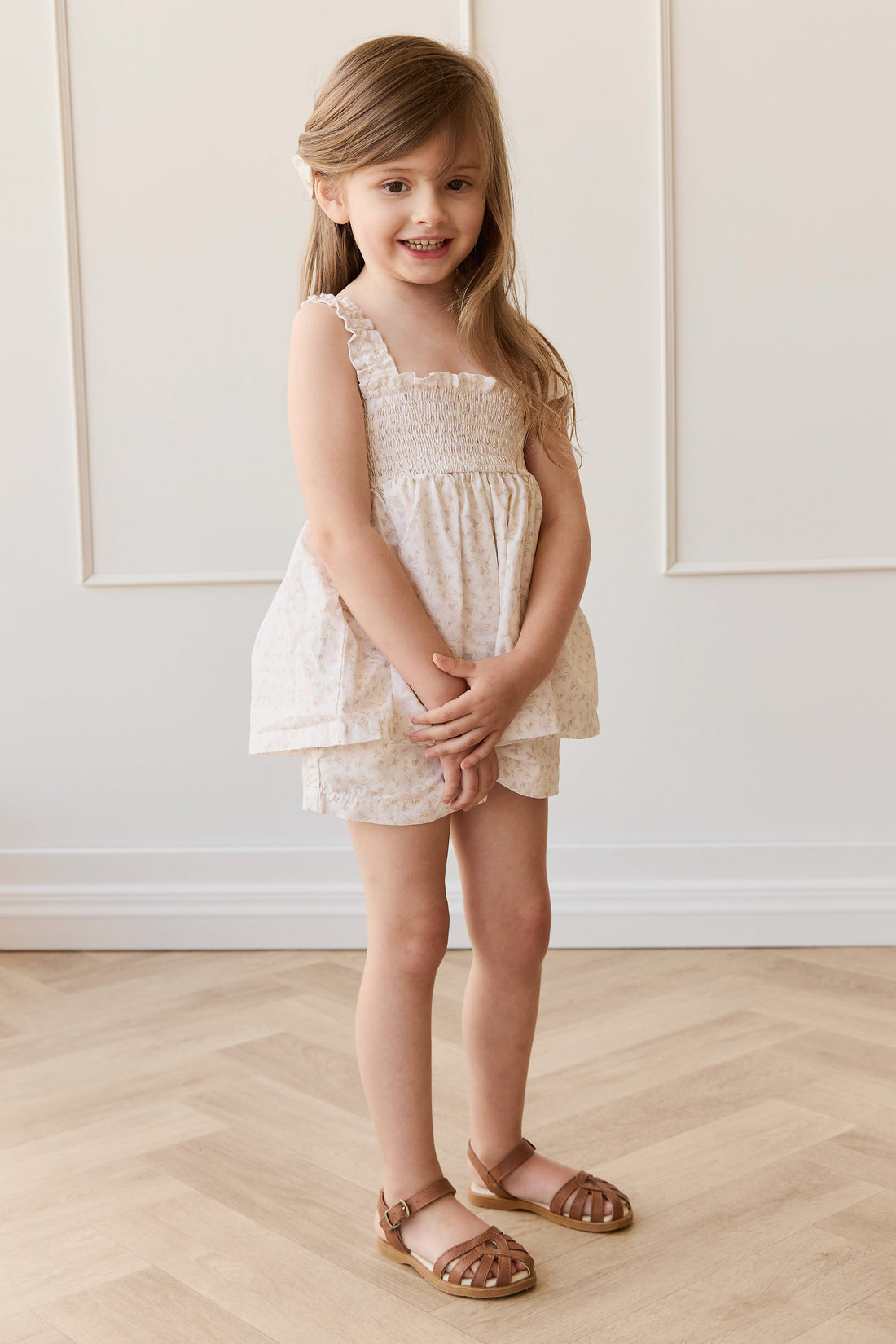 Organic Cotton Tiana Top - Aries Mauve Childrens Top from Jamie Kay USA