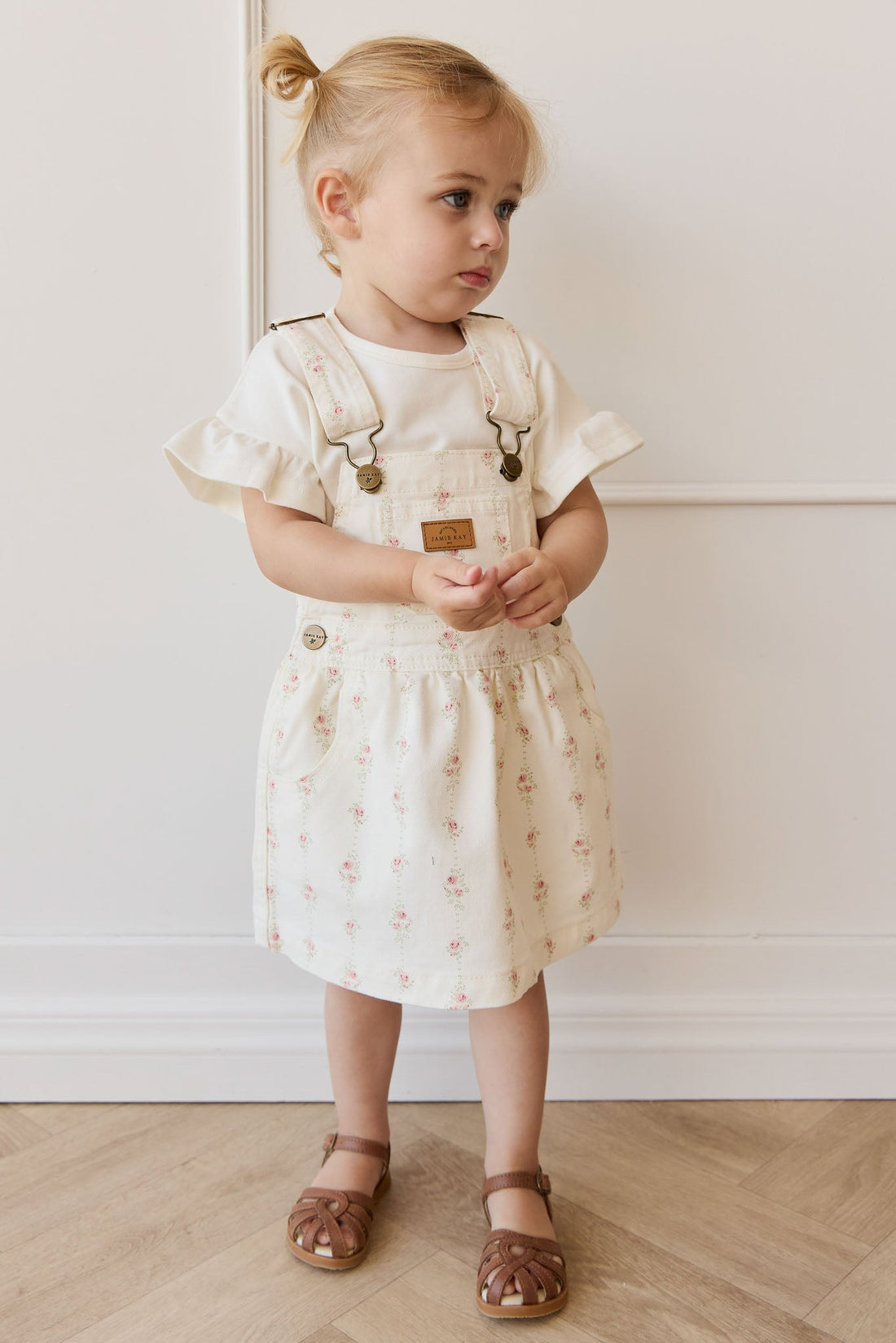 Norah Overall Dress - Rose Trail Childrens Overall from Jamie Kay USA