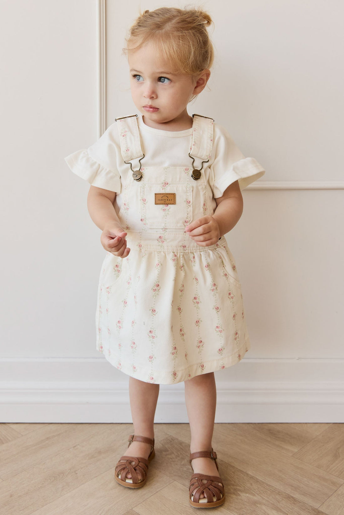 Norah Overall Dress - Rose Trail Childrens Overall from Jamie Kay USA