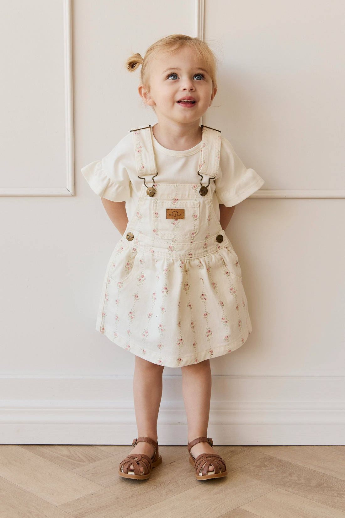 Norah Overall Dress - Rose Trail Childrens Overall from Jamie Kay USA
