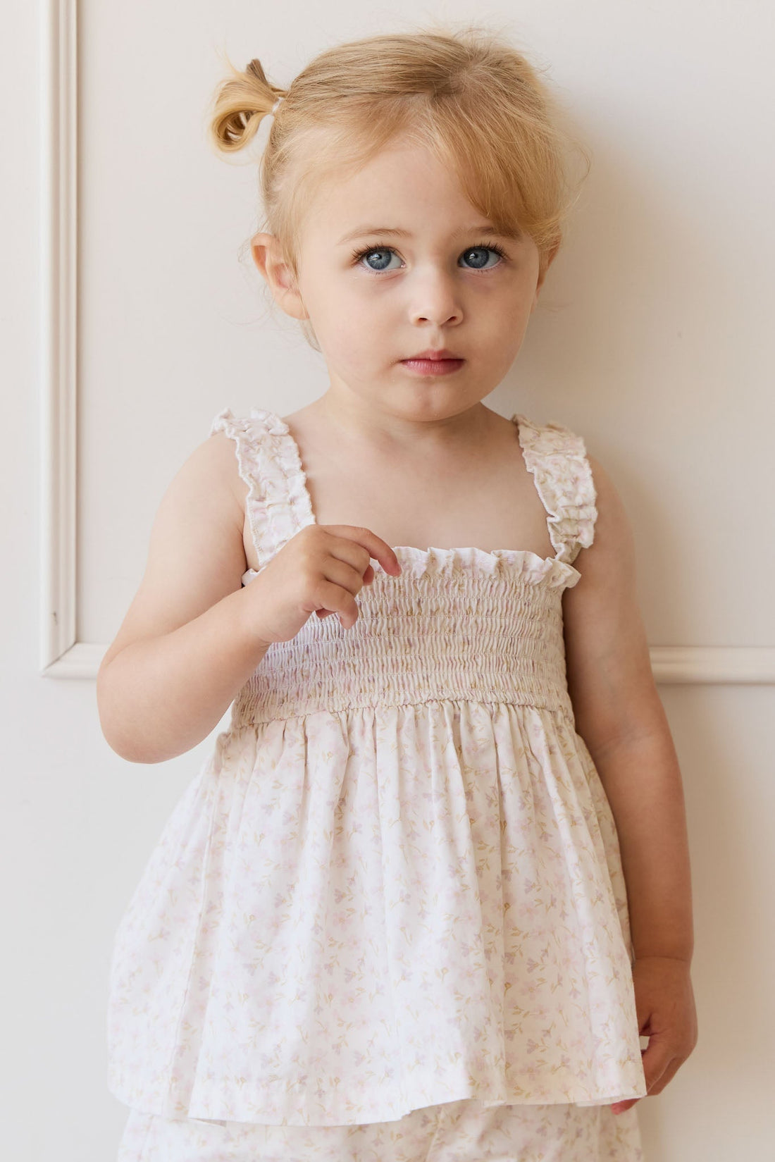 Organic Cotton Tiana Top - Aries Mauve Childrens Top from Jamie Kay USA