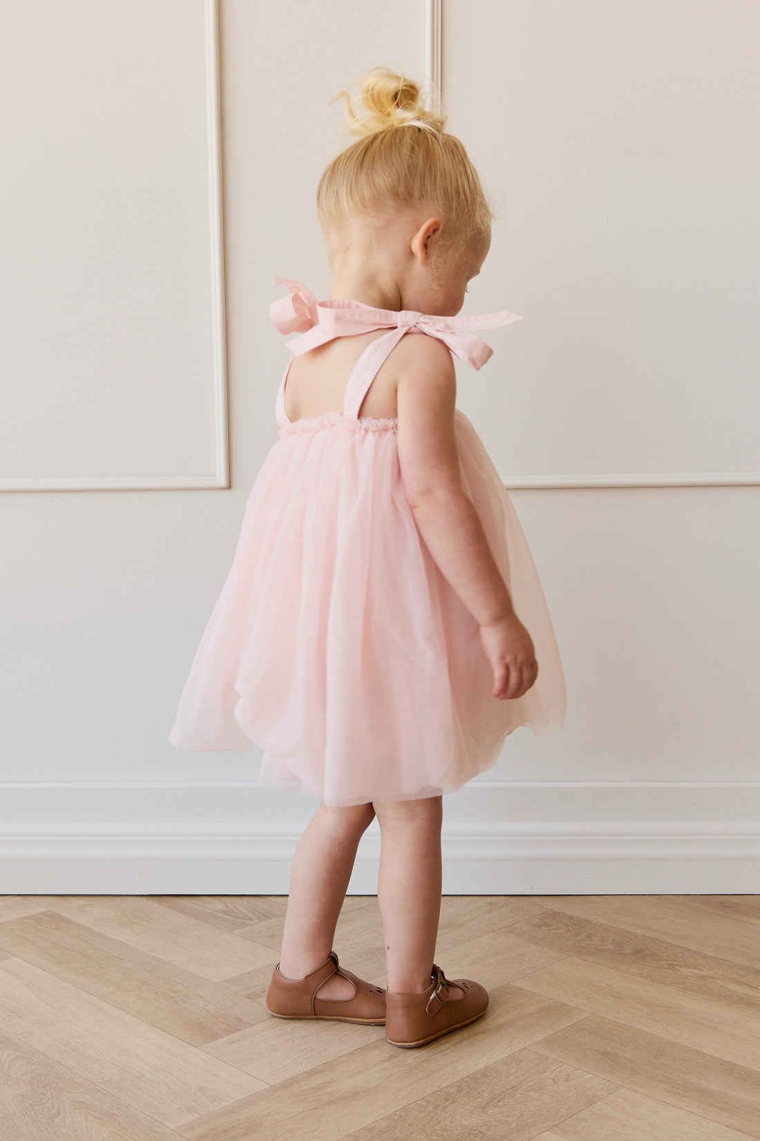 Mael Dress - Soft Misty Rose Childrens Dress from Jamie Kay USA