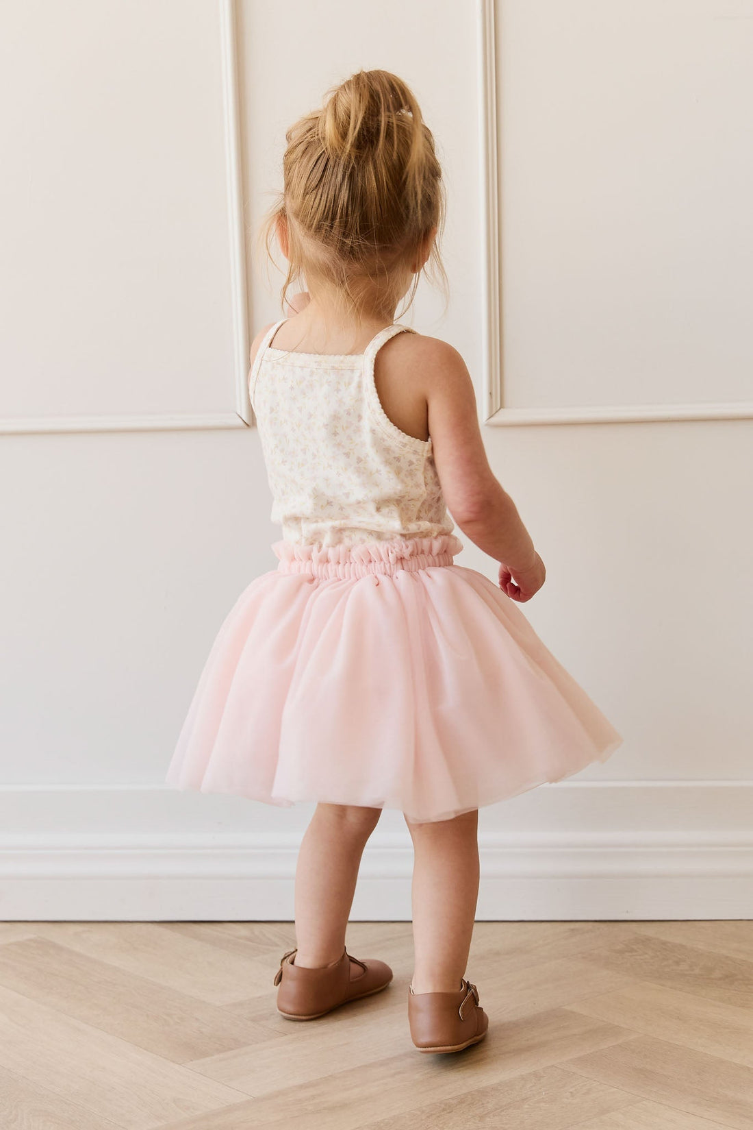 Lilah Skirt - Soft Misty Rose Childrens Skirt from Jamie Kay USA