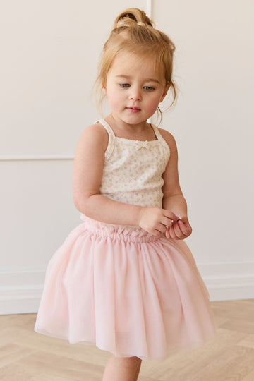 Lilah Skirt - Soft Misty Rose Childrens Skirt from Jamie Kay USA