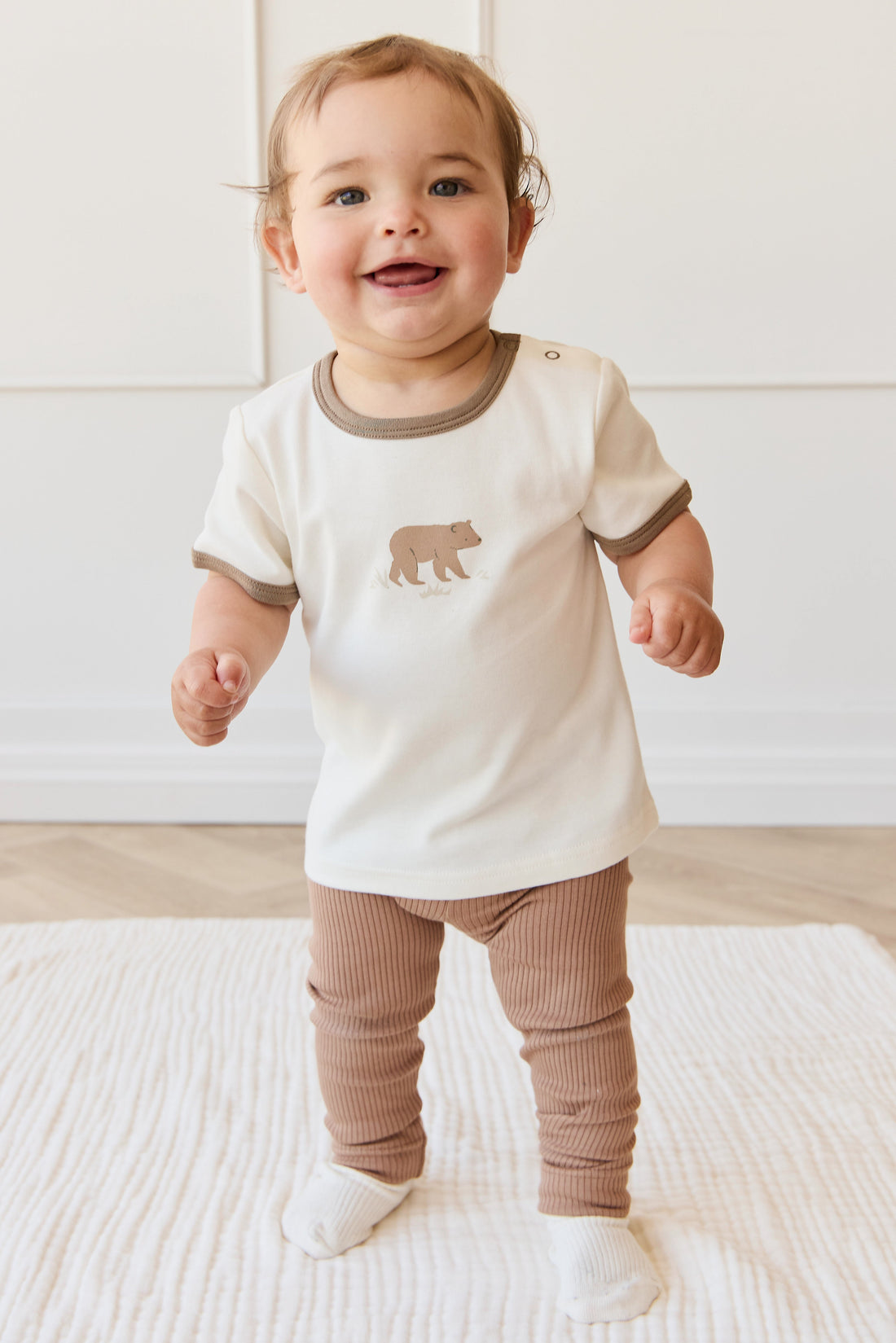 Pima Cotton Erik Tee - Buddy Bear Cloud Childrens Top from Jamie Kay USA