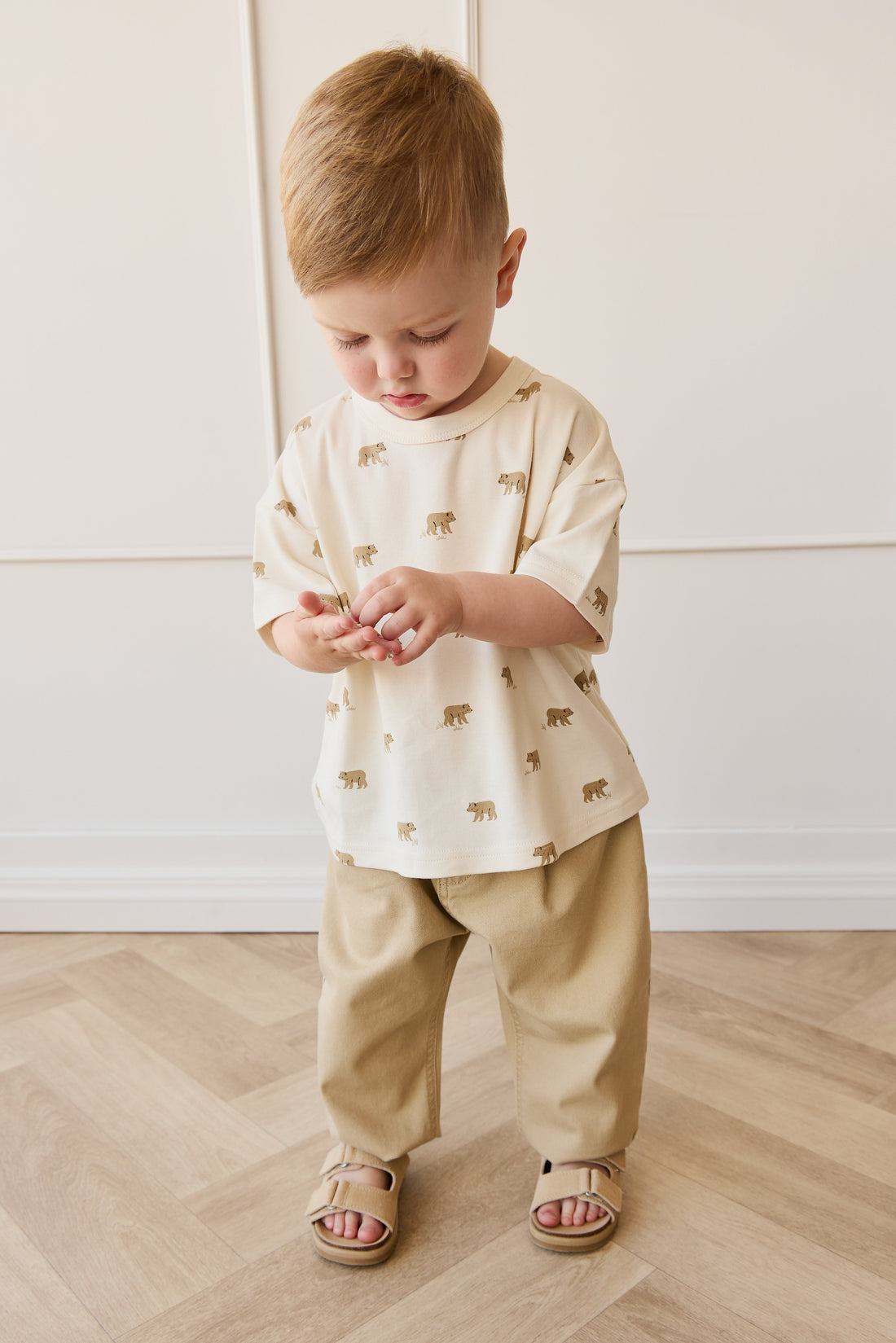 Pima Cotton Wesley Tee - Cub Walk Samoyed Childrens Top from Jamie Kay USA