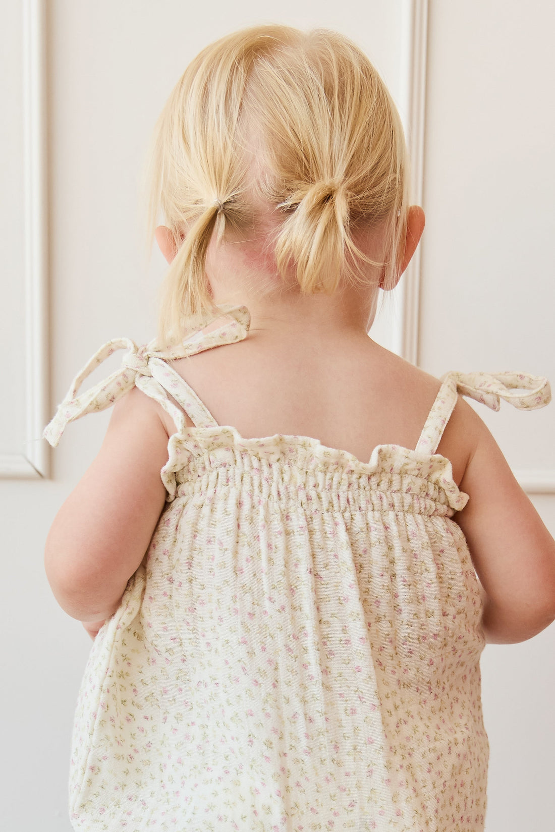 Organic Cotton Muslin Myla Jumpsuit - Pippa Pink Childrens Jumpsuit from Jamie Kay USA