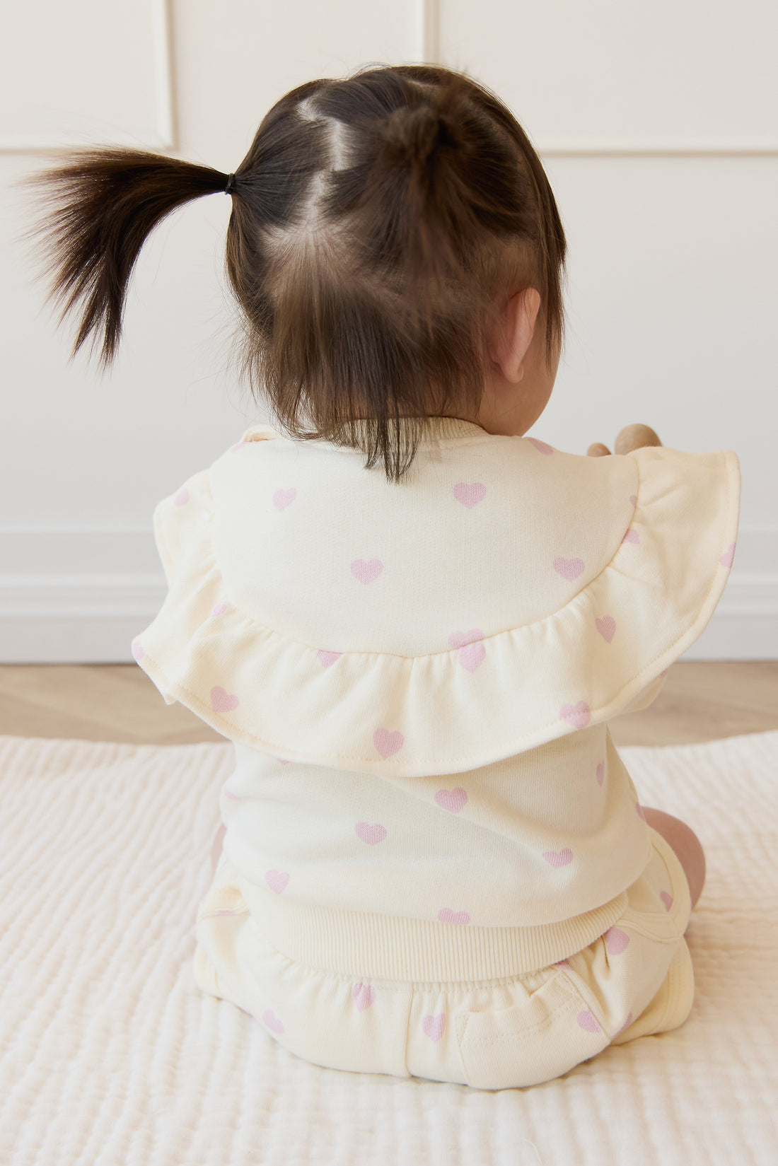 Organic Cotton Mckinley Sweatshirt - Mon Amour Lotus Childrens Top from Jamie Kay USA