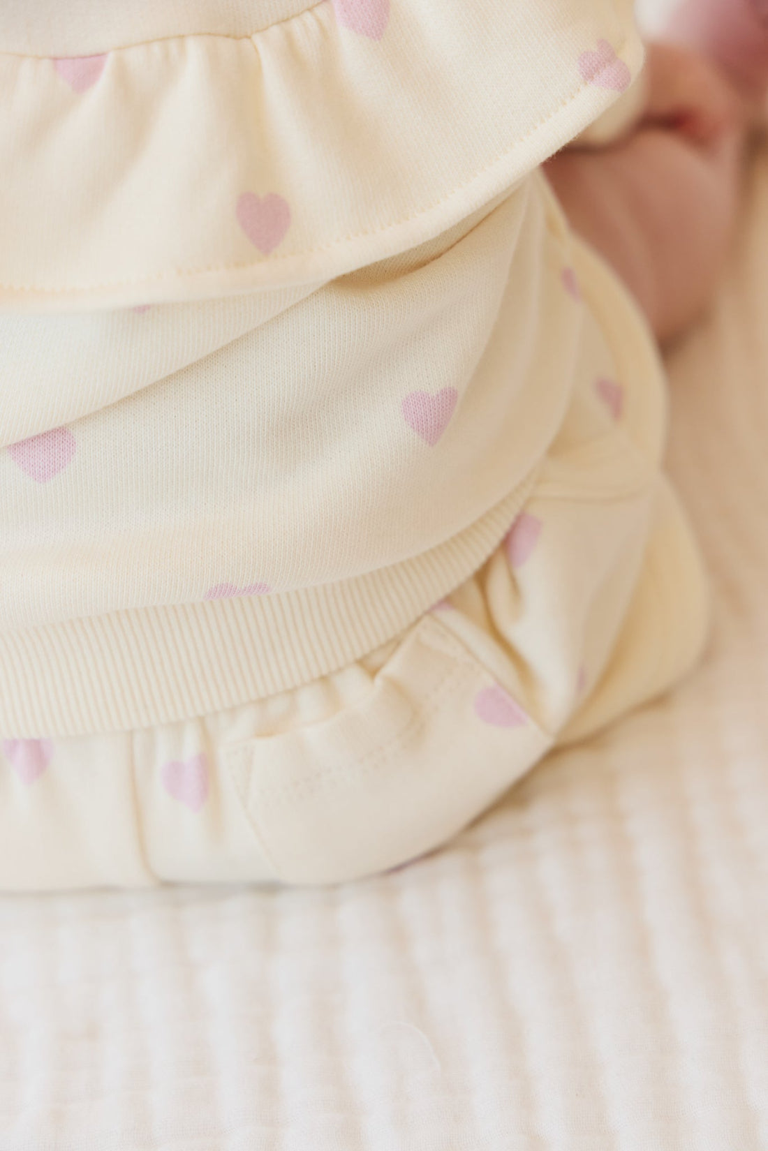 Organic Cotton Monroe Short - Mon Amour Lotus Childrens Short from Jamie Kay USA