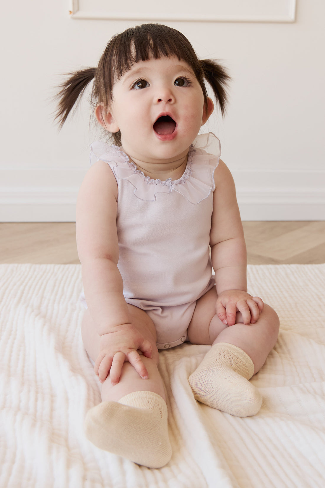 Adalyn Playsuit - Hydrangea Childrens Playsuit from Jamie Kay USA