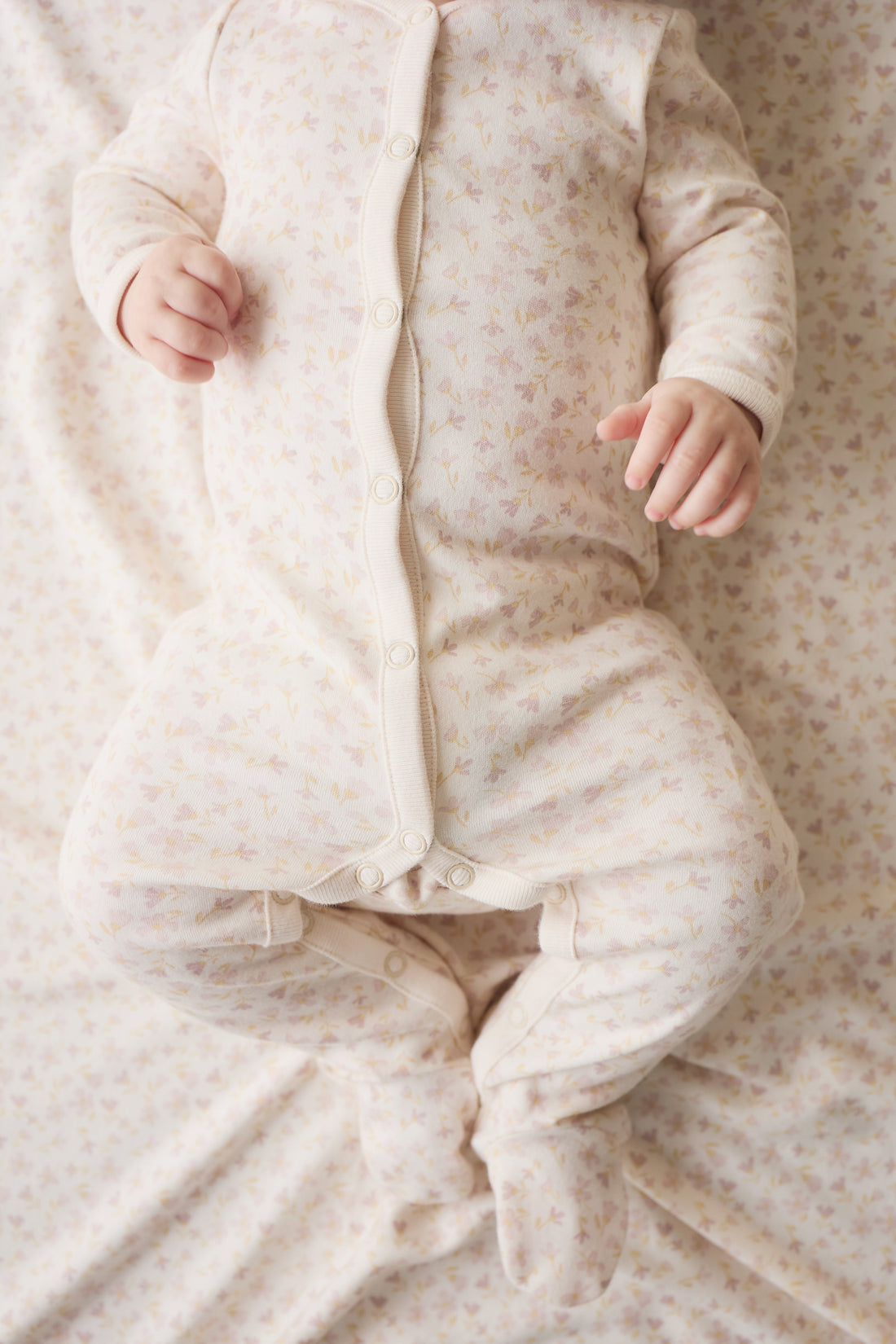 Organic Cotton Murphy Onepiece - Aries Mauve Childrens Onepiece from Jamie Kay USA