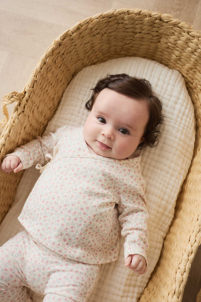 ヨガ・ピラティス seed and soil Organic cotton wrap top seed and soil