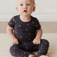 Organic Cotton Everyday Legging - Fox Cubs Constellation Childrens Legging from Jamie Kay USA