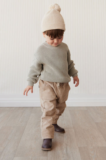 Cillian Cord Pant - Fawn Childrens Pant from Jamie Kay USA