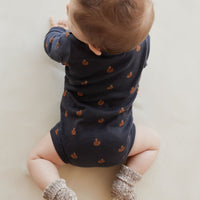 Organic Cotton Fernley Bodysuit - Fox Cubs Constellation Childrens Bodysuit from Jamie Kay USA