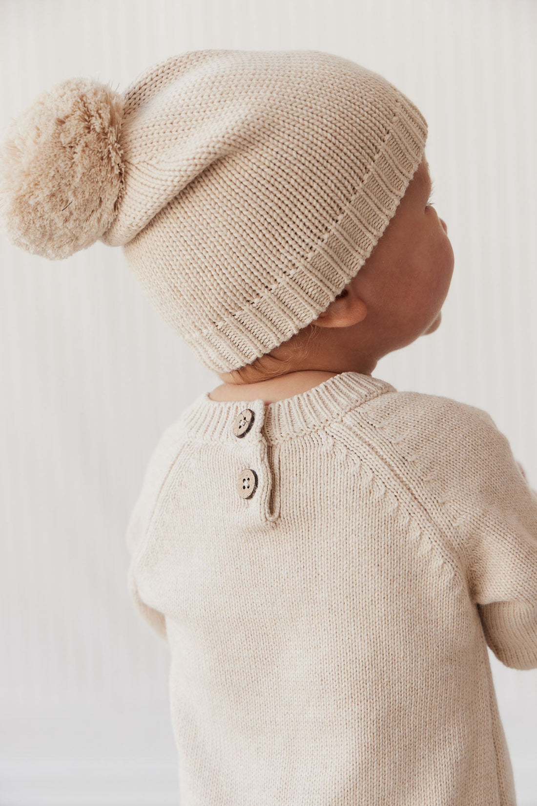 Theo Onepiece - Oatmeal Marle Hedgehog Childrens Onepiece from Jamie Kay USA