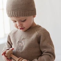 Ethan Jumper - Doe Marle Deer Childrens Jumper from Jamie Kay USA