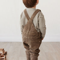 Arlo Cord Overall - Deep Olive Childrens Overall from Jamie Kay USA