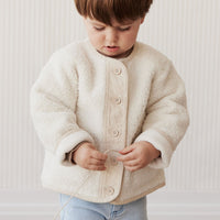 Rylan Sherpa Jacket - Natural Childrens Jacket from Jamie Kay USA