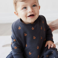 Organic Cotton Bib - Fox Cubs Constellation Childrens Bib from Jamie Kay USA