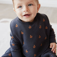 Organic Cotton Bib - Fox Cubs Constellation Childrens Bib from Jamie Kay USA