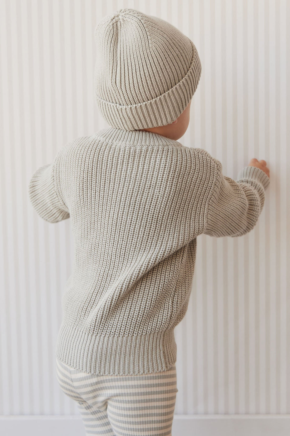 Leon Knitted Beanie - Willow Childrens Hat from Jamie Kay USA