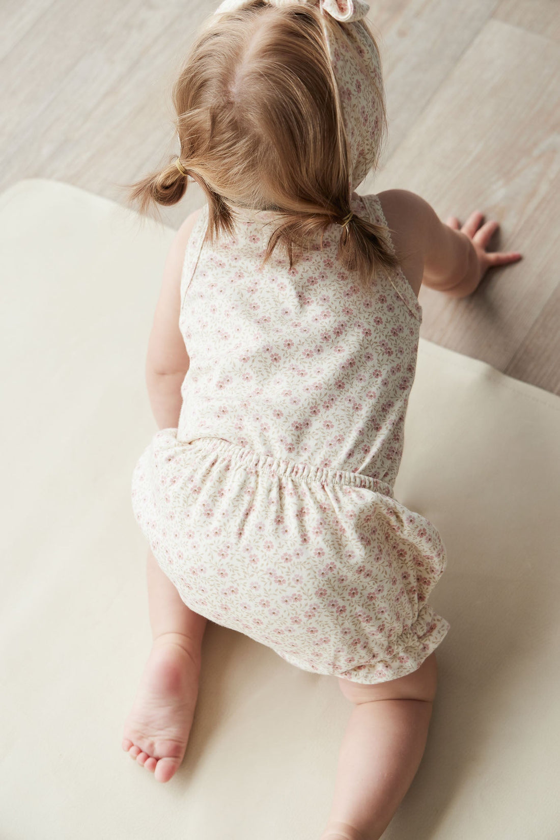 Organic Cotton Bridget Singlet Bodysuit - Emmy Egret Childrens Bodysuit from Jamie Kay USA