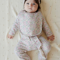 Organic Cotton Melanie Onepiece - Fifi Mini Slightly Pink Childrens Onepiece from Jamie Kay USA