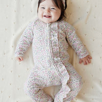 Organic Cotton Melanie Onepiece - Fifi Mini Slightly Pink Childrens Onepiece from Jamie Kay USA