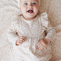 Organic Cotton Vivienne Playsuit - Emmy Egret Childrens Playsuit from Jamie Kay USA