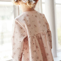 Organic Cotton Charlotte Dress - Petite Fleur Soft Peony Childrens Dress from Jamie Kay USA