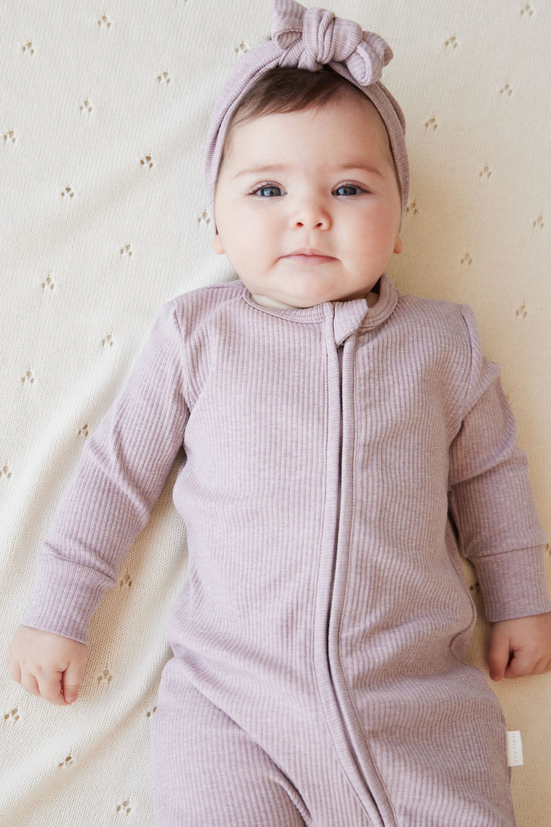 Organic Cotton Modal Frankie Onepiece - Tulip Marle Childrens Onepiece from Jamie Kay USA