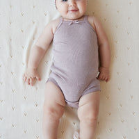 Organic Cotton Modal Singlet Bodysuit - Tulip Marle Childrens Bodysuit from Jamie Kay USA