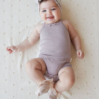 Organic Cotton Modal Singlet Bodysuit - Tulip Marle Childrens Bodysuit from Jamie Kay USA