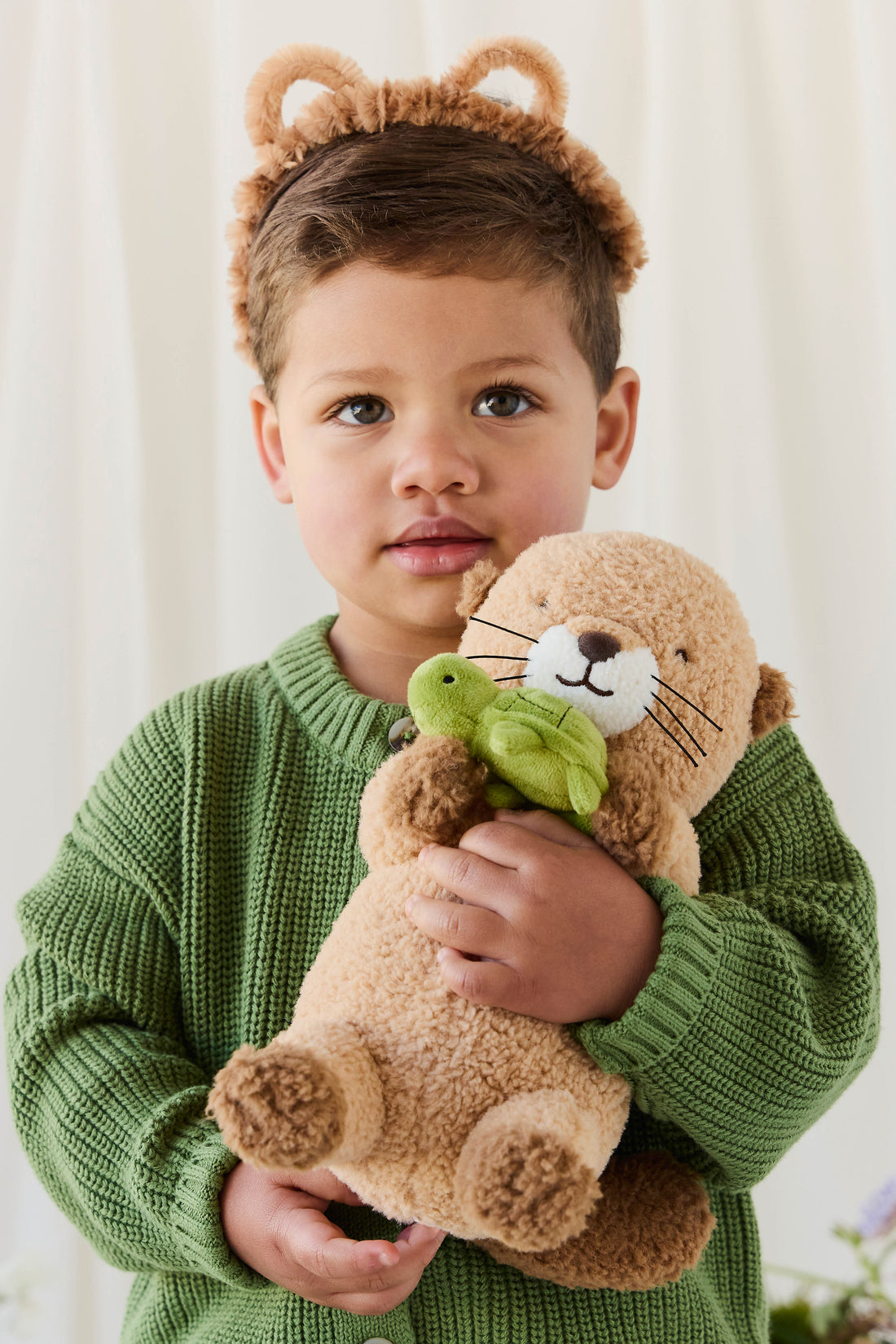 Snuggle Bunnies - Ollie the Otter - Cocoa Childrens Toys from Jamie Kay USA