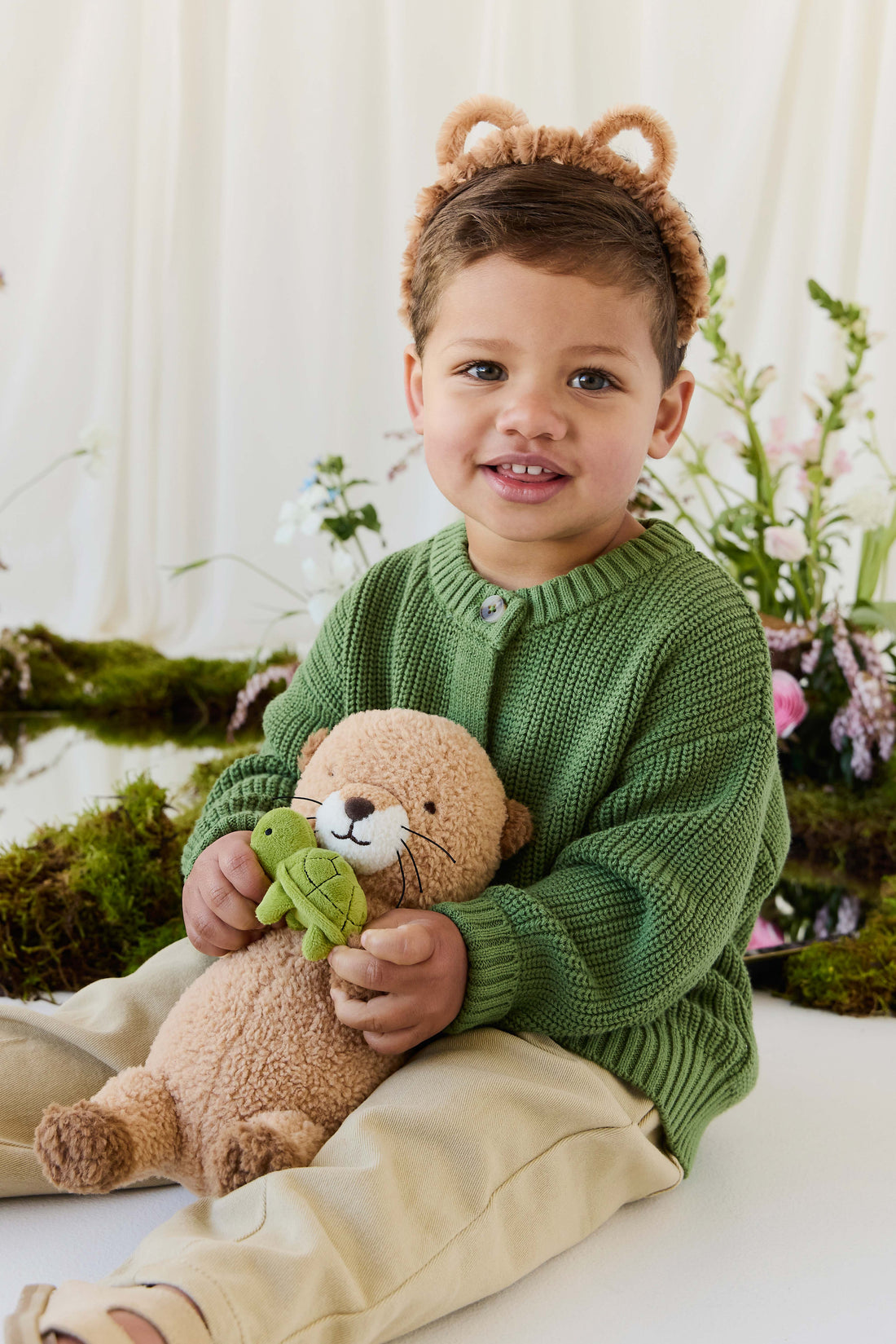 Snuggle Bunnies - Ollie the Otter - Cocoa Childrens Toys from Jamie Kay USA