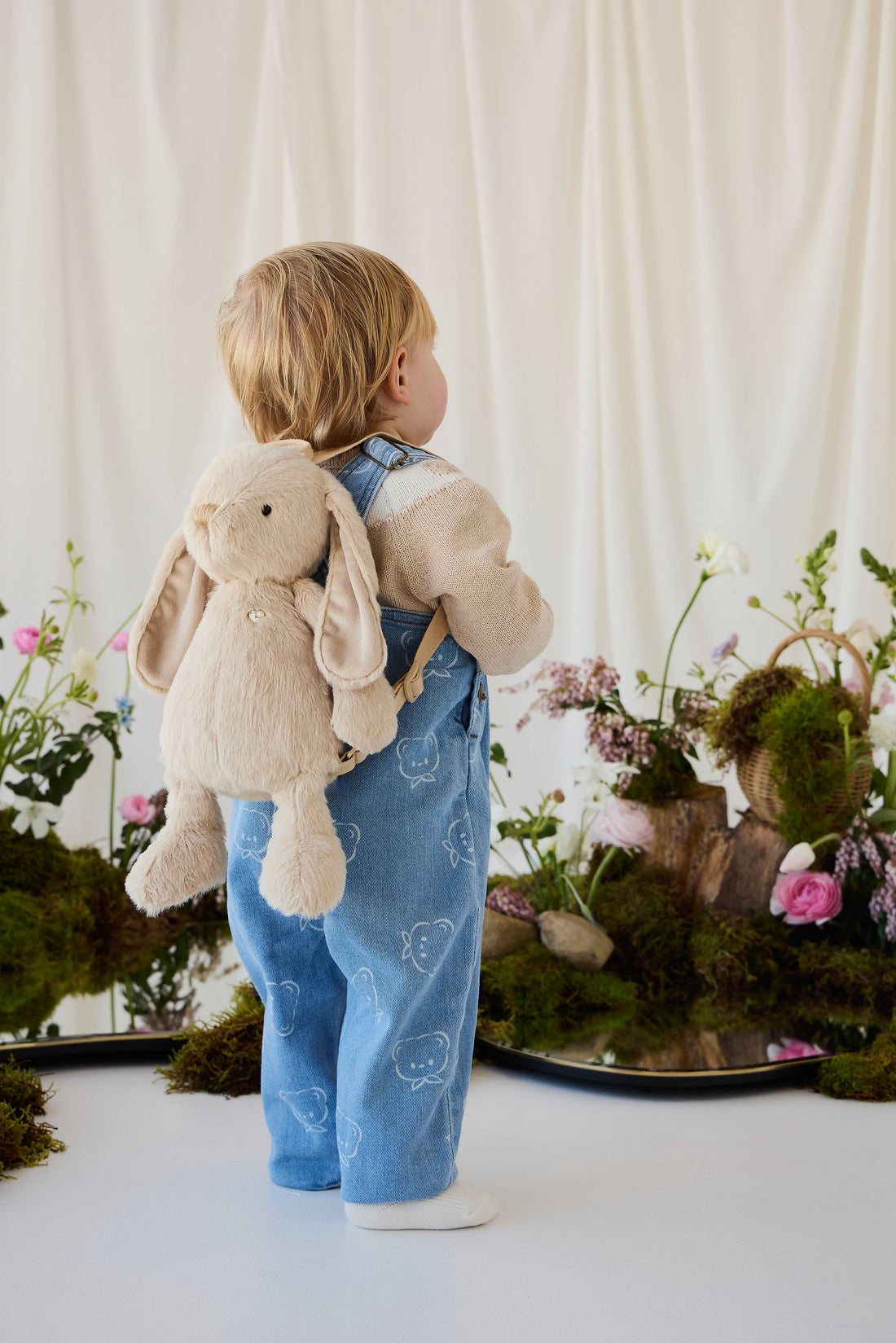Snuggle Bunnies - Penelope Backpack - Hazelnut Childrens Toys from Jamie Kay USA