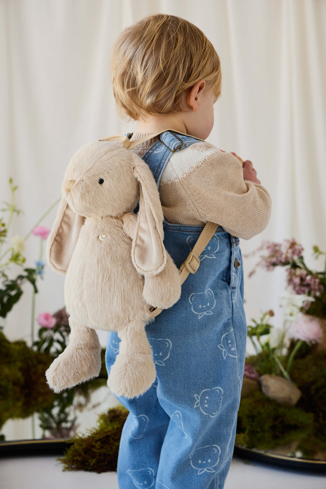 Snuggle Bunnies - Penelope Backpack - Hazelnut Childrens Toys from Jamie Kay USA