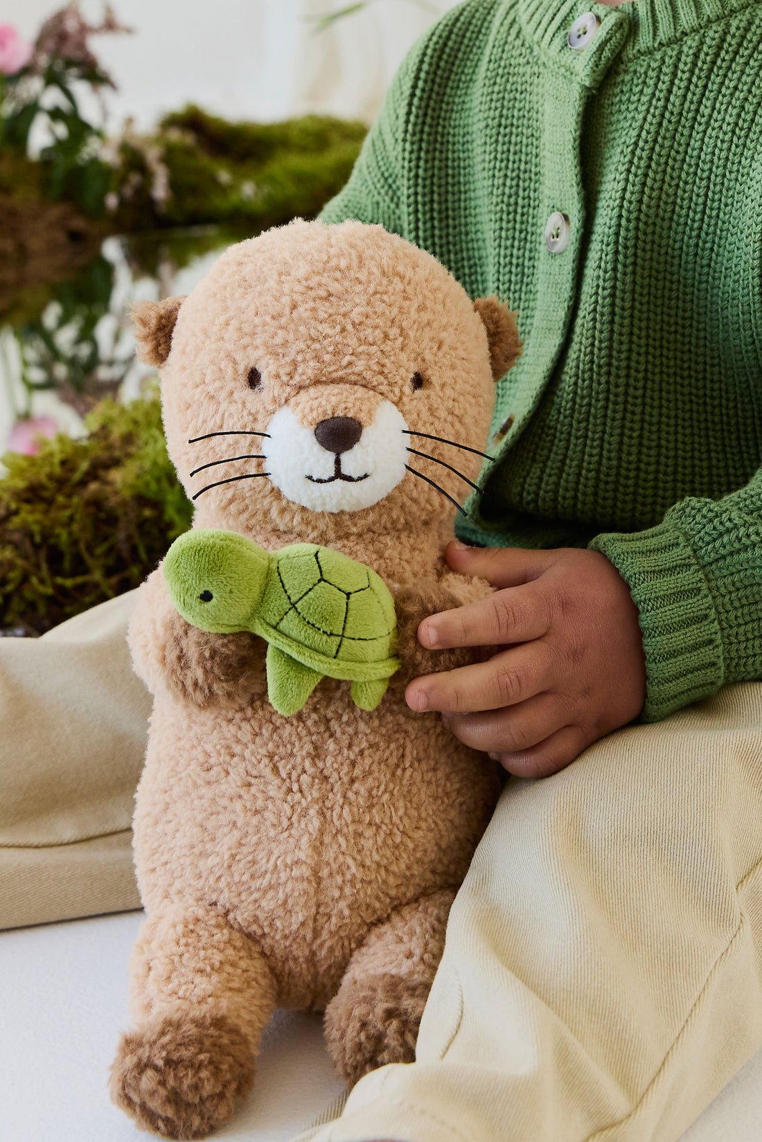 Snuggle Bunnies - Ollie the Otter - Cocoa Childrens Toys from Jamie Kay USA