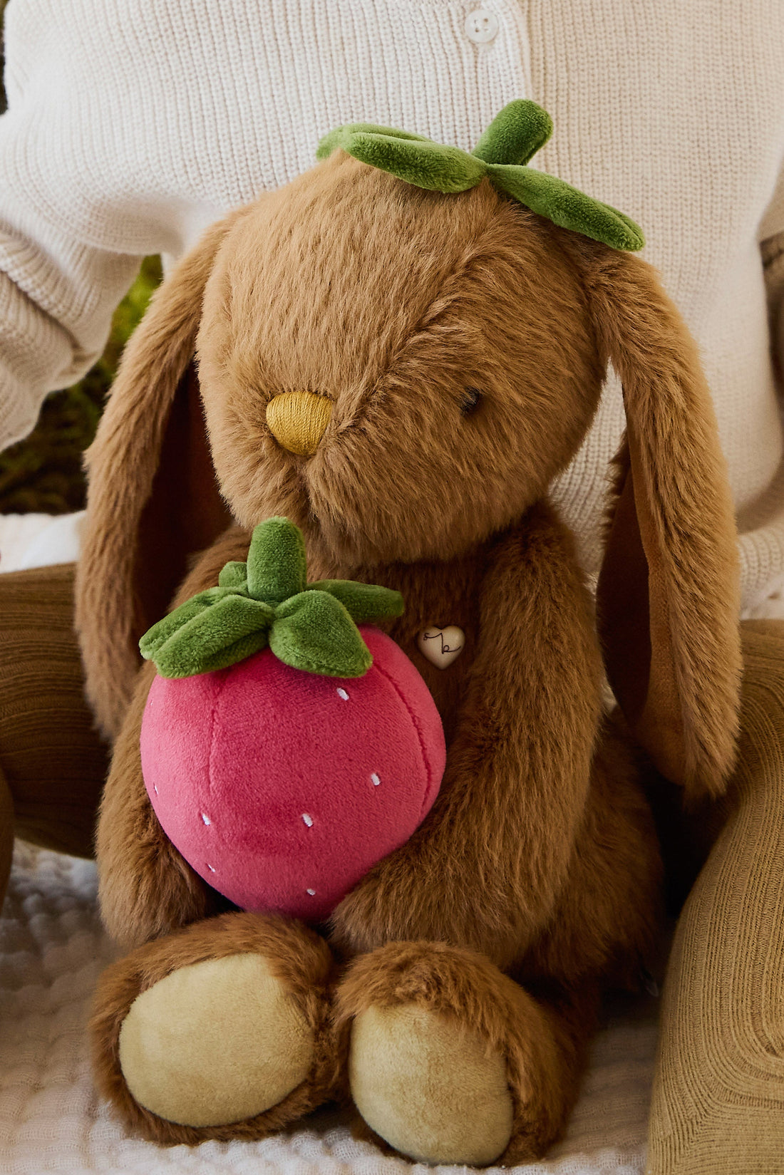 Snuggle Bunnies - Strawberry Penelope - Oak Childrens Toys from Jamie Kay USA